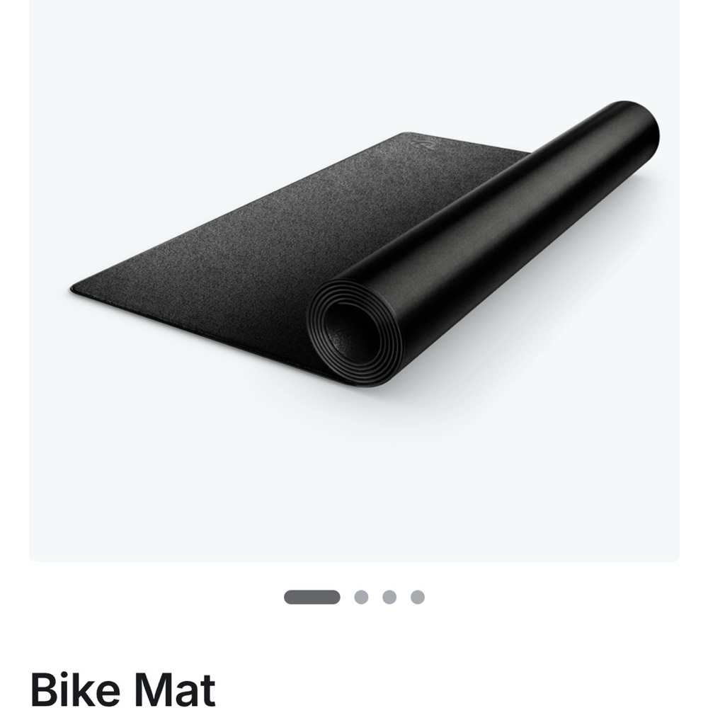 Peloton Black Bike Mat